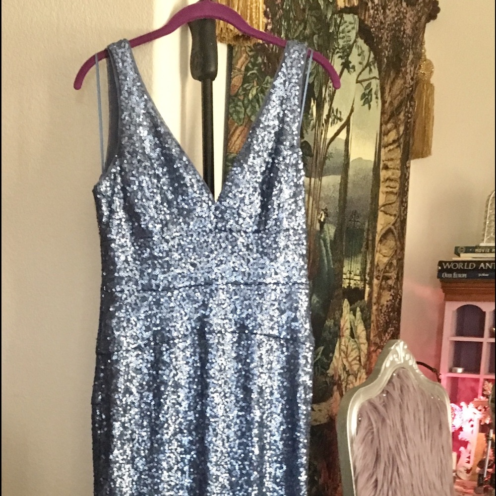Nicole Miller sequined formal gown